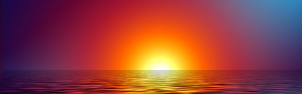 photo of a sunrise or sunset